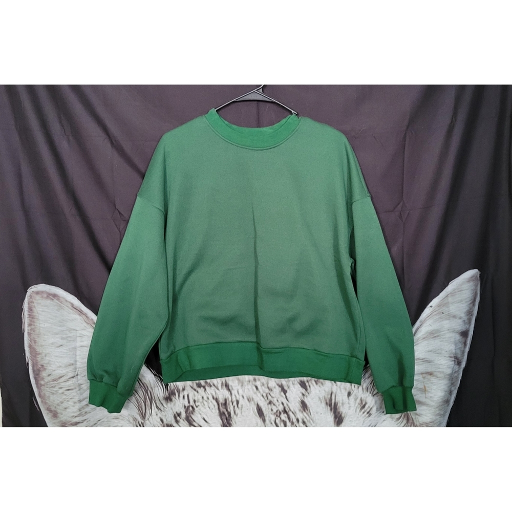 Emerette Green Cotton Sweater